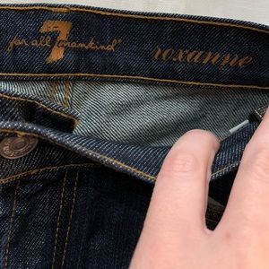 Roxanne dark wash 7 for all Mankind jeans